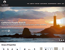 Tablet Screenshot of capeoplesearch.com